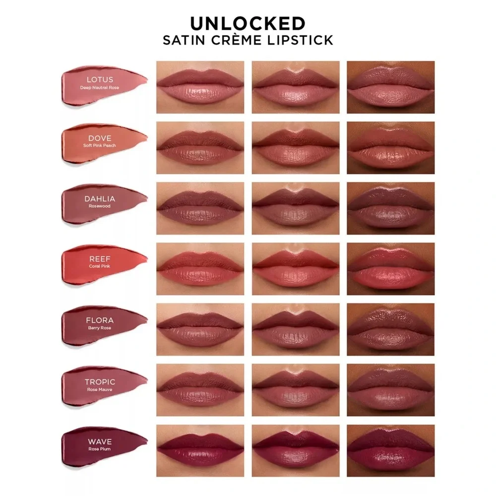 Hourglass 'Dahlia' Unlocked Satin Crème Lipstick